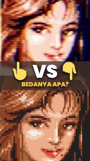 Pixel Art Game Jadul di CRT vs LCD (TV Tabung vs Layar Modern)