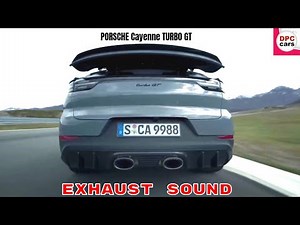 New PORSCHE Cayenne TURBO GT 2022 Exhaust Sound