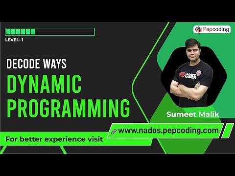 Decode Ways Dynamic Programming | Total Ways to Decode a String | Count Encodings