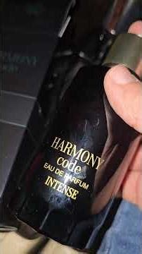 Harmony Code Intense is iris, citrus perfume just like Armani Code Parfum ♥️