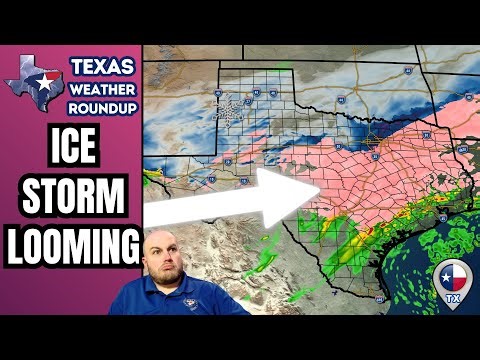 Cold Front Running Ahead of Schedule — Ice Storm Risk Growing Across Texas