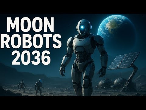 Moon Robots 2036 : AI Pioneers Building Humanity’s First Lunar Base 🚀🤖