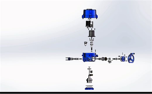 SolidWorks三维爆炸组装动画
