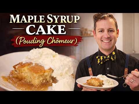 French Canadian Maple Syrup Cake | Easy Gluten-Free Pouding Chômeur