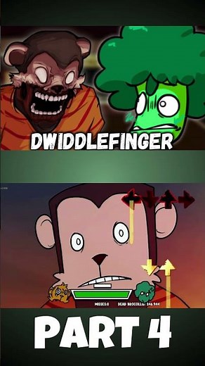 FNF - DWIDDLEFINGER (PART 4) [Broccoli VS Max] (FNF MOD) #shorts