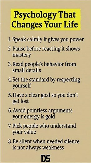 Psychology Tricks That Change Your Life