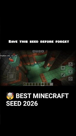 🤯 Best Minecraft Seed Ever! All Structures Near Spawn 🌍 #shorts #minecraft # #gaming
