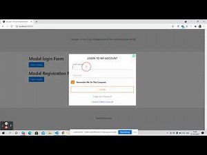 Angular 11 Login & Registration Forms inside Bootstrap Modal Popup