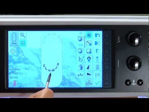 19/21 BERNINA 830 sewing machine video instructions: WordArt feature