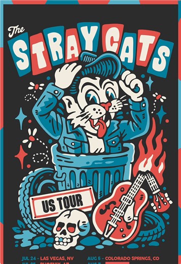 The Stray Cats 2026 US Tour Announcement