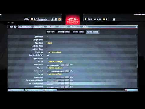 War Thunder Tutorials: Setting Up your controller for PS4 Simulator Battles