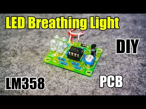 ▶️💡 LM358 LED Breathing Light // DIY KIT ... ✨