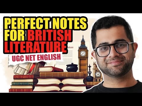 Perfect Note-Making for British Literature | 2-Page Rule That Gets Results | UGC NET