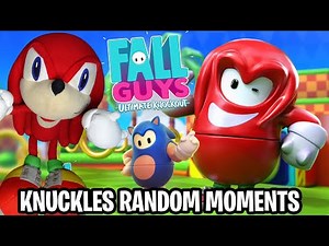 Knuckles The Echidna!! FUNNY MADNESS!! Fall Guys Ultimate Knockout Gameplay!!