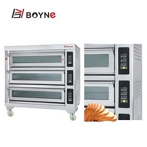 [Hot Item] Stainless Steel 3 Deck Microcomputer Electric Bakering Oven