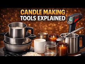 Top 10 Candle Making Tools for Beginners | Full Equipment Guide | Candle Making Tools I Use Daily
