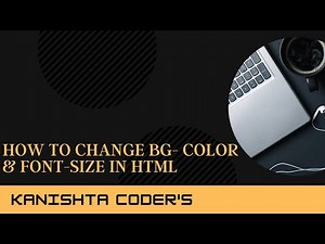 How to change bg-color & font-size | HTML | Code.org | Coding for kids