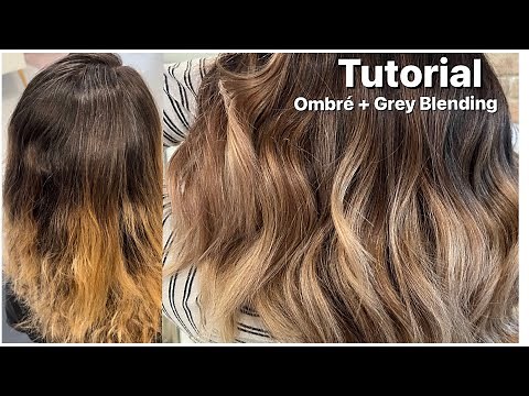 TUTORIAL | Ombré + Grey Blending