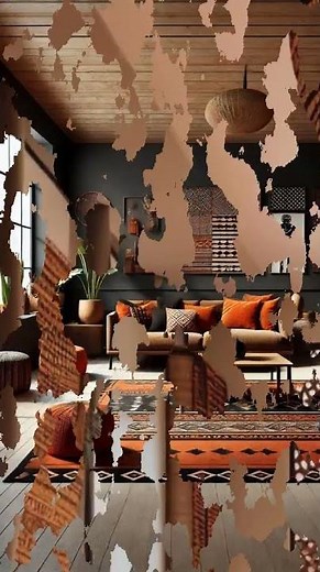 Wild African Decor Ideas #home #homespaces #interiorspacedecor #wallpaper #homedecor #interiordesign