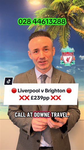 Liverpool FC Hospitality Package from £239 per Person