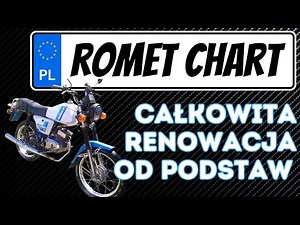 ROMET CHART - od gruza do cudeńka - CAŁKOWITA RENOWACJA - Polski Motorower