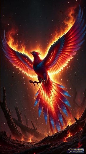 PHOENIX REBIRTH: Majestic Fire Bird Rises From Ashes | Ultra Realistic Mythological