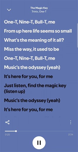 The magic key #lyrics