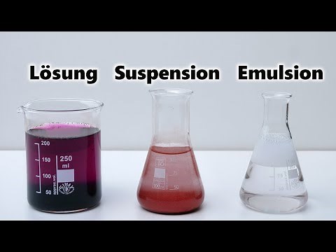 Dispersion - Suspension - Emulsion - Lösung Chemie Tutorial | JJChemistry [𝟰𝗞]