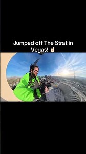 Did THE SKYJUMP off The Strat in Vegas!