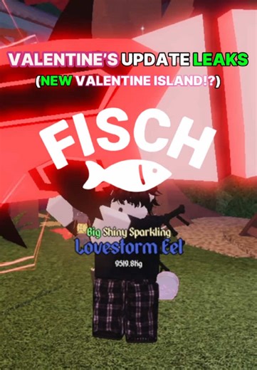 Upcoming Valentine’s Update Leaks in Fisch