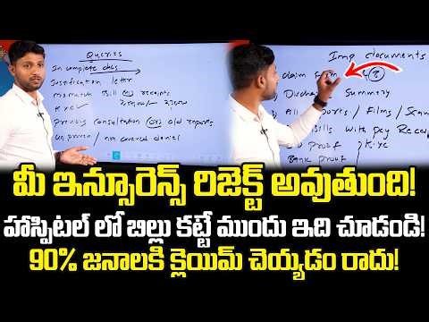 Why your Health Insurance Reimbursement gets rejected IN Telugu? | Best Insurance In Telugu