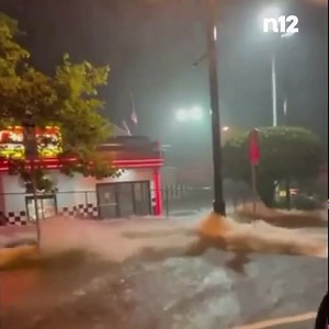 448K views · 4.1K reactions | STORM WATCH: A look at dangerous flooding conditions tonight from Ida's remnants in Paterson. Stay safe. ( courtesy Ruben Rios.) | News 12 New Jersey | Facebook