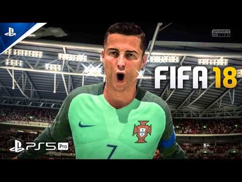 FIFA 18 - Portugal vs Wales | PS5 Pro Gameplay [4K]