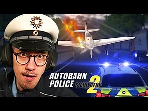 Flugzeug Notlandung! ✈️🔥 | Autobahn Polizei Simulator 2
