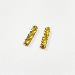 [Hot Item] Custom Brass Lathe Part M3 Thread Knurled Fasteners