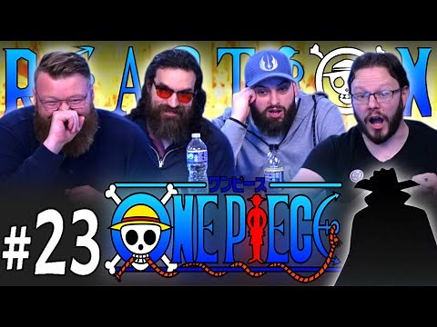 One Piece #23 REACTION!! "Protect Baratie! The Great Pirate: Zeff the Red Leg"
