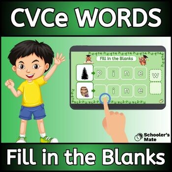 CVCe Words: Fill in the Blanks Digital Resources
