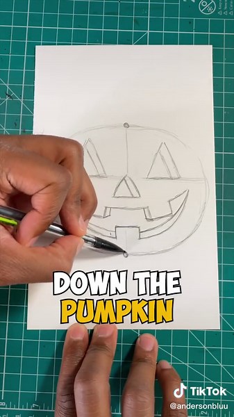 How to Draw a Pumpkin Easy for Halloween Decor | Step-by-Step Tutorial