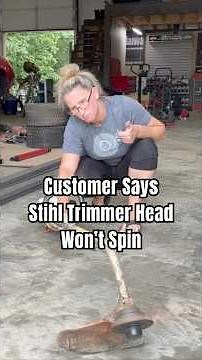 Stihl Trimmer Head Won't Spin! Check This!