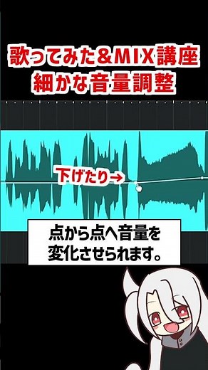 音ごとの細かな音量調整❗ゲインエンベロープの使い方❗ / ド素人用❗完全無料の歌ってみた&MIX講座 改❗❗ #歌ってみた #MIX