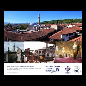 The Kosovo GUIDEKS tourist guide association members have been trained by FEG on how to present and guide on "Dark Tourism" and the sites in their country. With this life-long training with the funding of the EU Horizon2020 "RePAST" project Kosovo tourist guides can offer meaningful experiences of high quality to their guests. Here's a slide show of the most important Kosovo Dark Tourism sites you can see and visit during your trip to this off-the-beaten-track destination of Europe with the serv