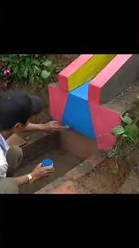 🏞️ DIY Small Dam With Bow Outlet | Mini Water Control Project 💧