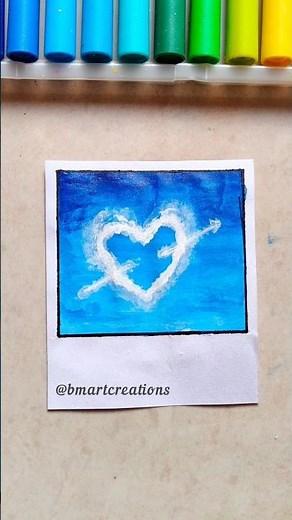 Mini Polaroid painting 😍💕 #shorts #painting #easypainting #shortsvideo #drawing #art #bmartcreations