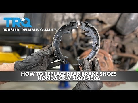 How to Replace Rear Brake Shoes 2002-2006 Honda CR-V