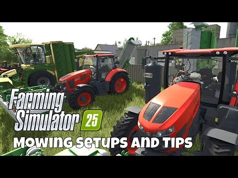 Advanced Mowing Tutorial | We test out several different Mower Styles | Farming Simulator 25