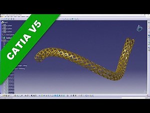 Eweiterter/Verbesserter Stent - Advanced/Improved Stent - Catia v5 Training - Part Design