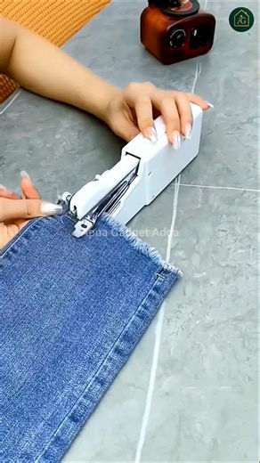 Portable Sewing Machine 😍 Mini Hand Sewing Machine #shorts #gadgets