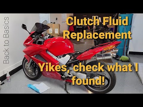 Back To Basics: How to replace the clutch fluid (VFR800)