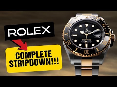COMPLETE STRIPDOWN! $13.000 ROLEX OYSTER DEEPSEA SEA-DWELLER | Watch Repair | DIY Tutorial cal. 3135