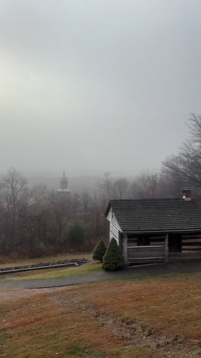 Foggy morning at the Grotto! | National Shrine Grotto of Our Lady of Lourdes